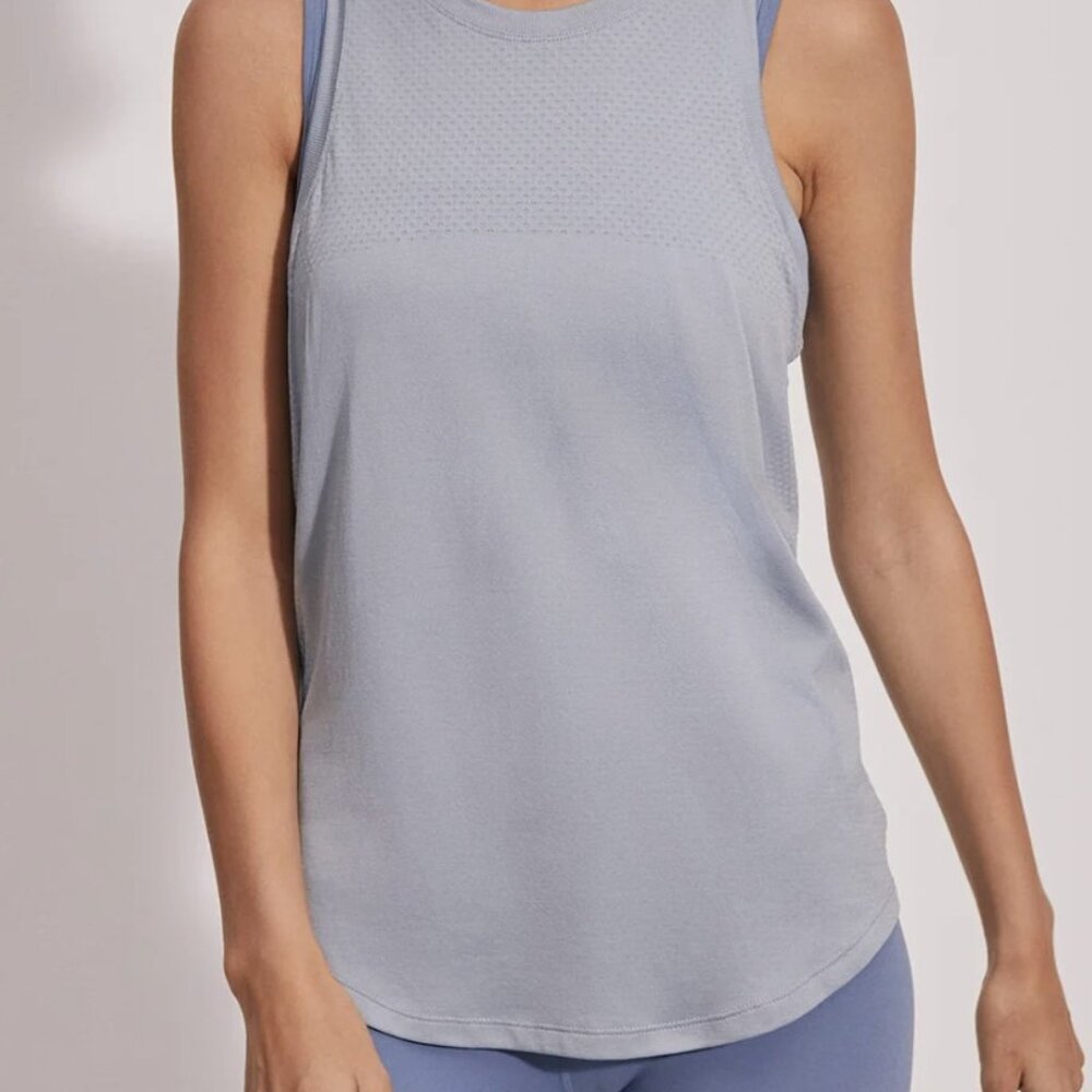 Varley Dacey Longline Tank - Ashley Blue